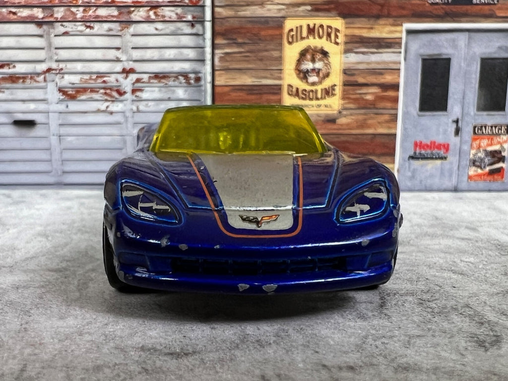 🔥🔥🔥HOT WHEELS Corvette C6 Convertible Blue Car Faster Than Ever C10🔥🔥🔥