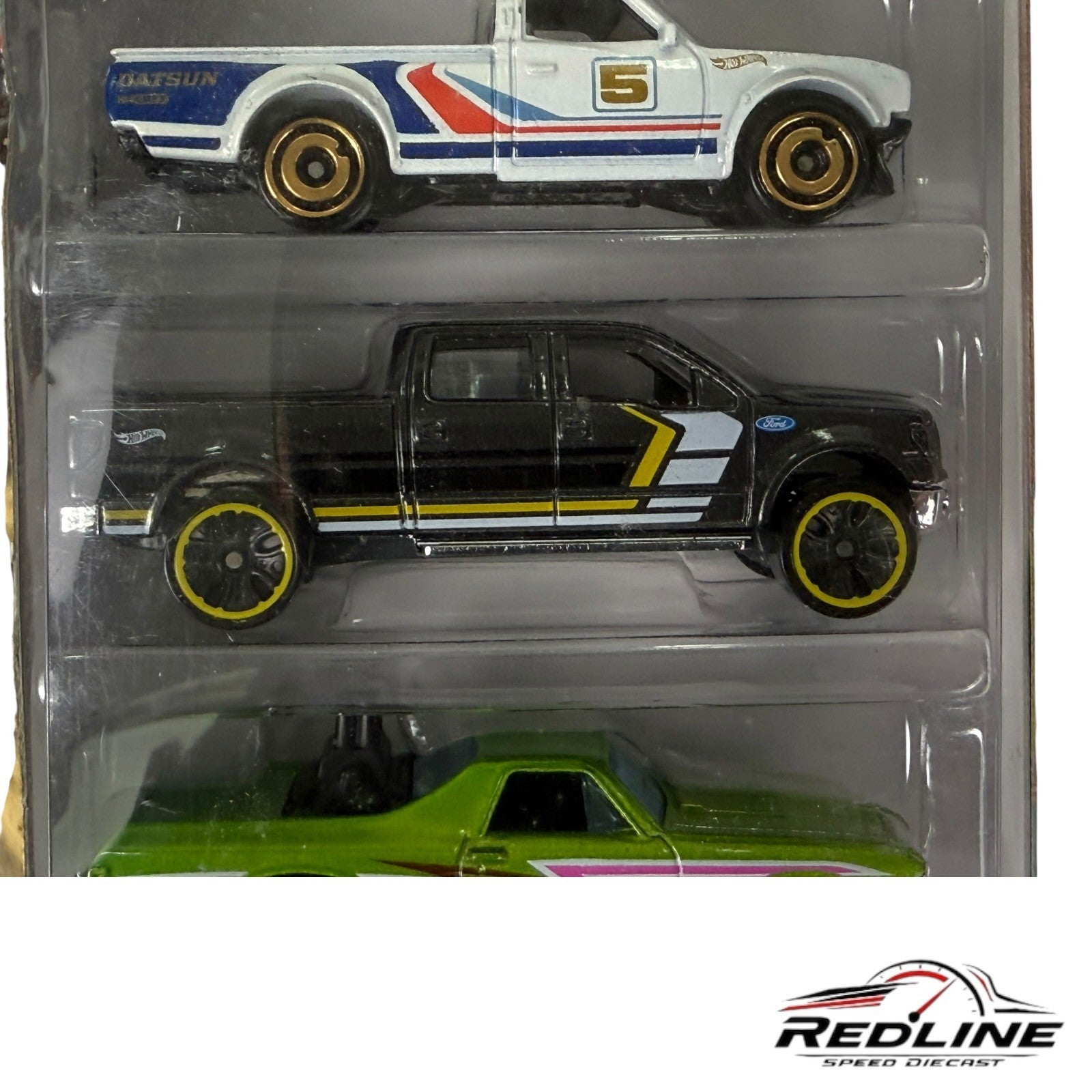 🔥🔥🔥Hot Wheels HW Hot Trucks 5 Pack Ford F-150 D3🔥🔥🔥