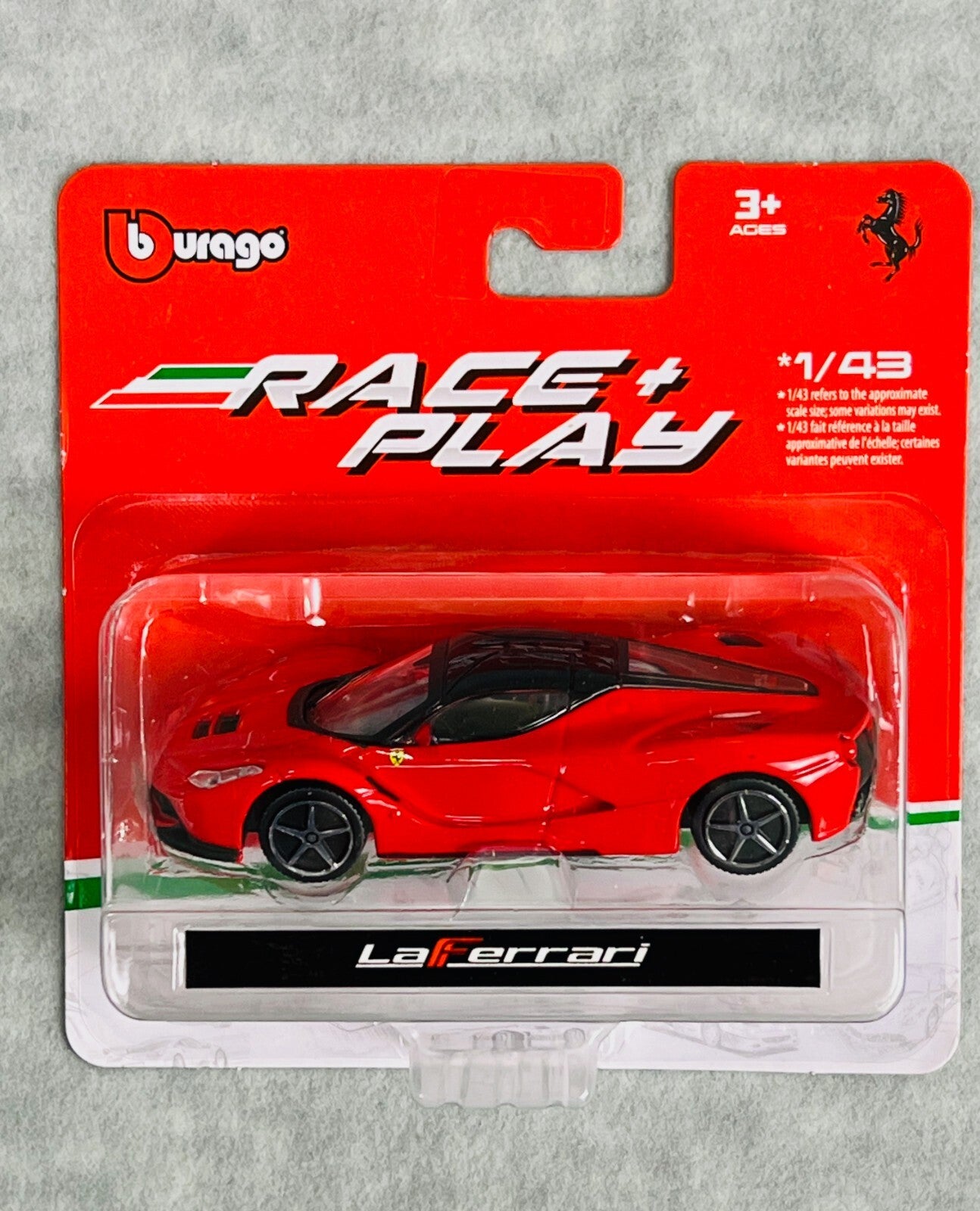 🇮🇹🇮🇹🇮🇹Bburago Race + Play Red LaFerrari New 1/43 HW22🇮🇹🇮🇹🇮🇹
