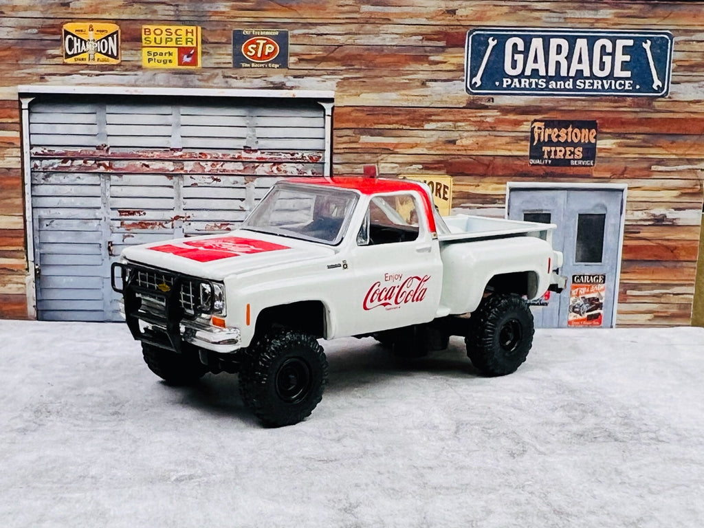 🔥🔥🔥M2 Machines 1975 Gmc Sierra Grande 15 Coca-Cola WHEEL SWAP Custom C5🔥🔥🔥
