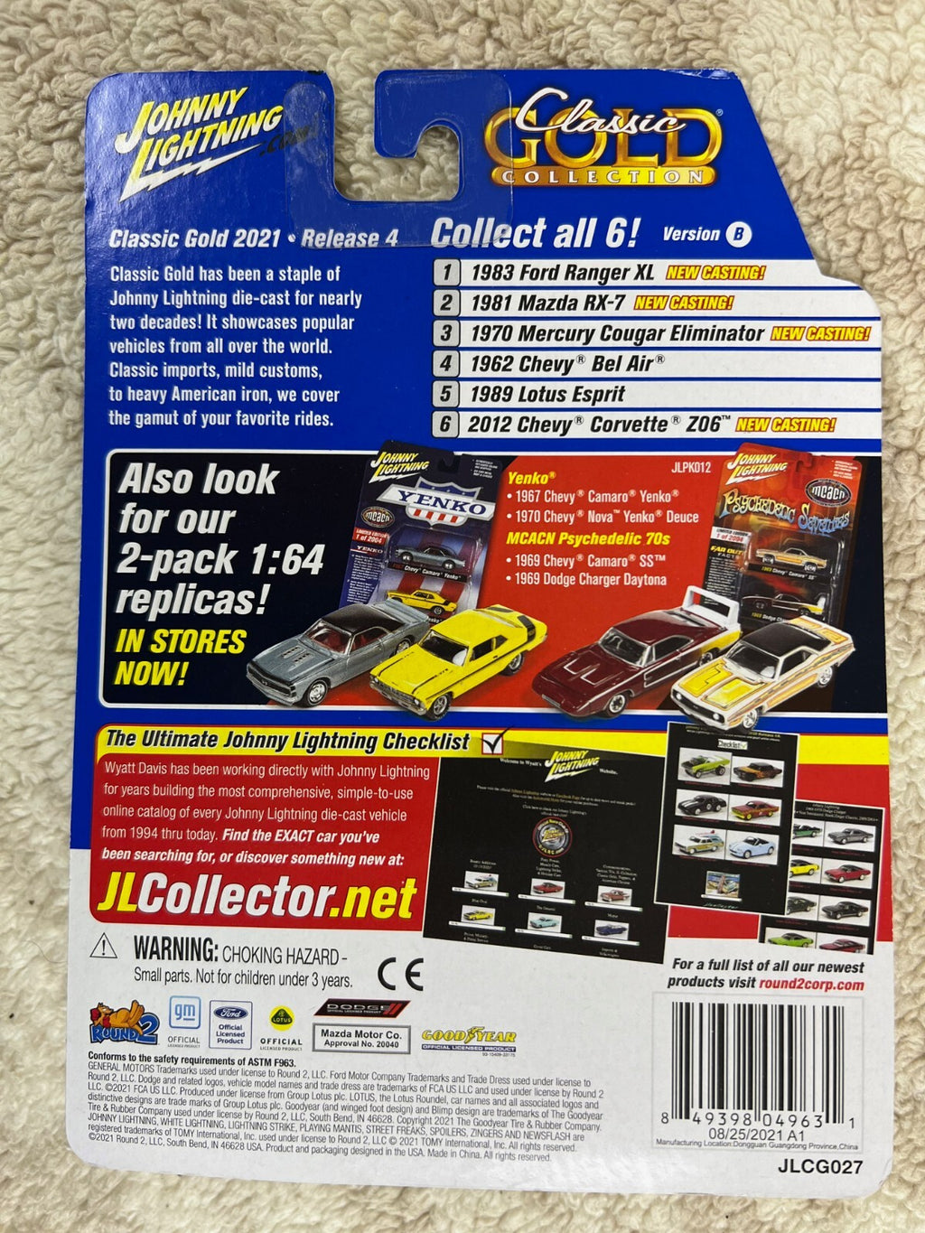 🇬🇧Johnny Lightning  Classic Gold Release 4 1989 Lotus Esprit Pacific Blue HW17