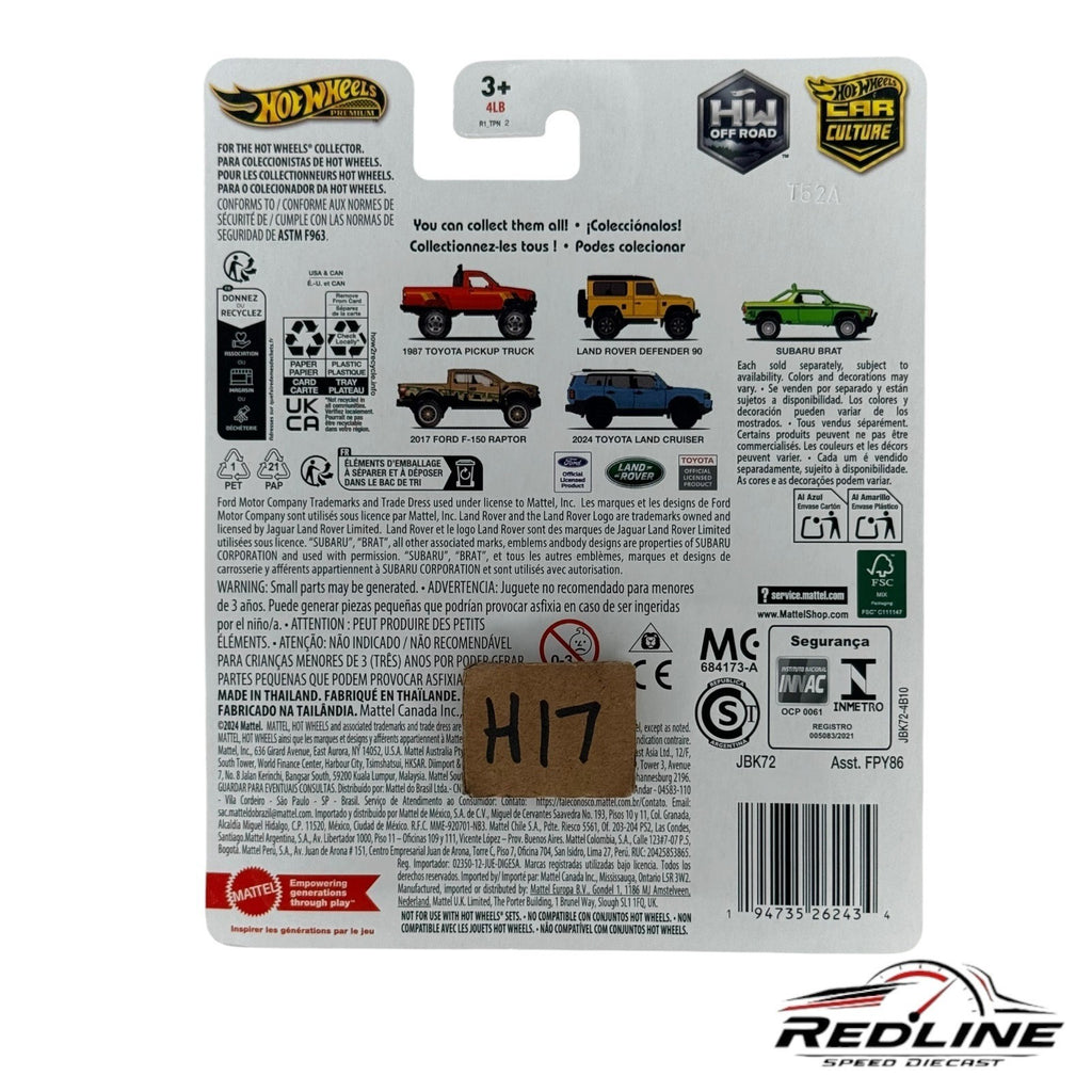 🔥🔥Hot Wheels Premium Car Culture HW Off Road Subaru Brat H17🔥🔥