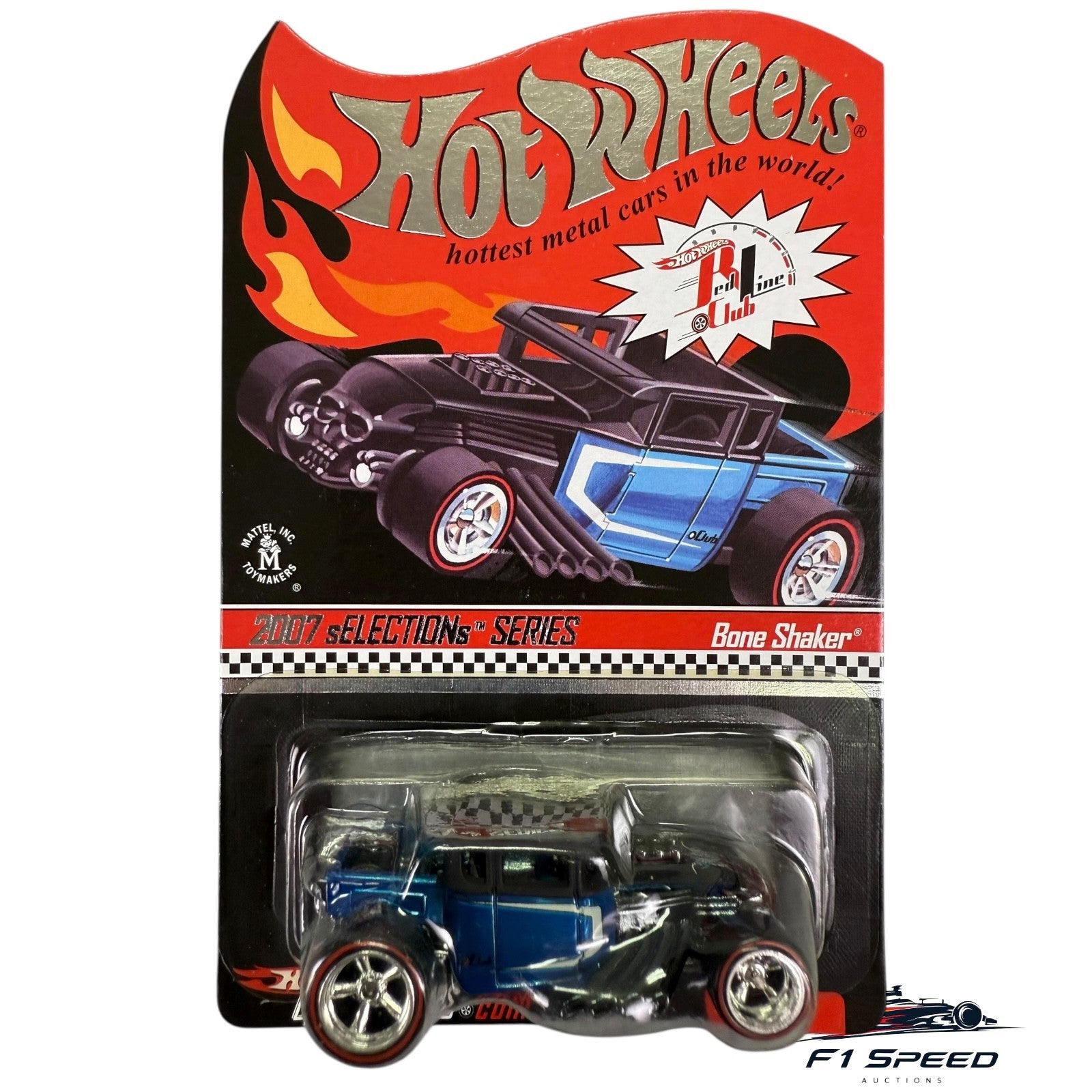 🔥🔥🔥Hotwheels VHTF 2007 Selections RLC Bone Shaker 5925/10442 H9🔥🔥🔥