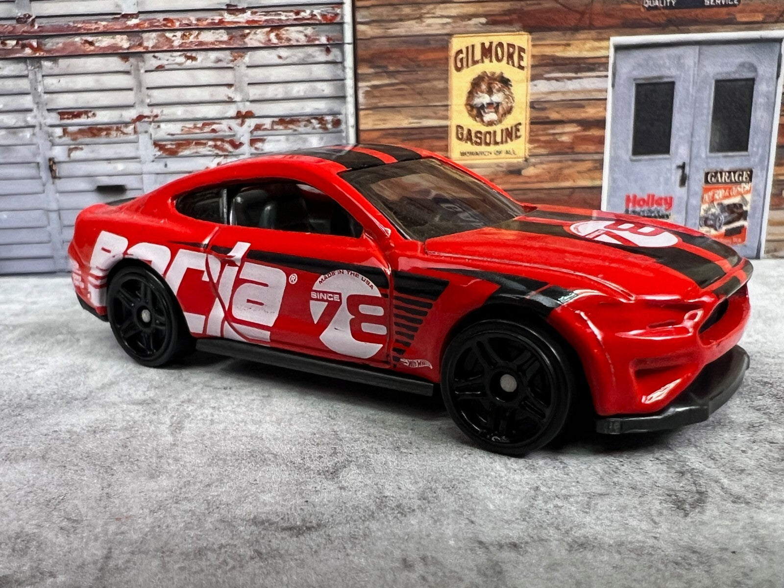 🐎🐎🐎Hot Wheels 2018 Ford Mustang GT Red Borla Speed Graphics C13🐎🐎🐎