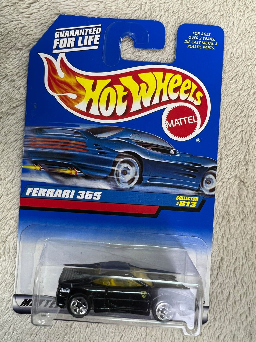 🇮🇹🇮🇹Hot Wheels Mainline/Collector #813 FERRARI 355 Black HW13🇮🇹🇮🇹
