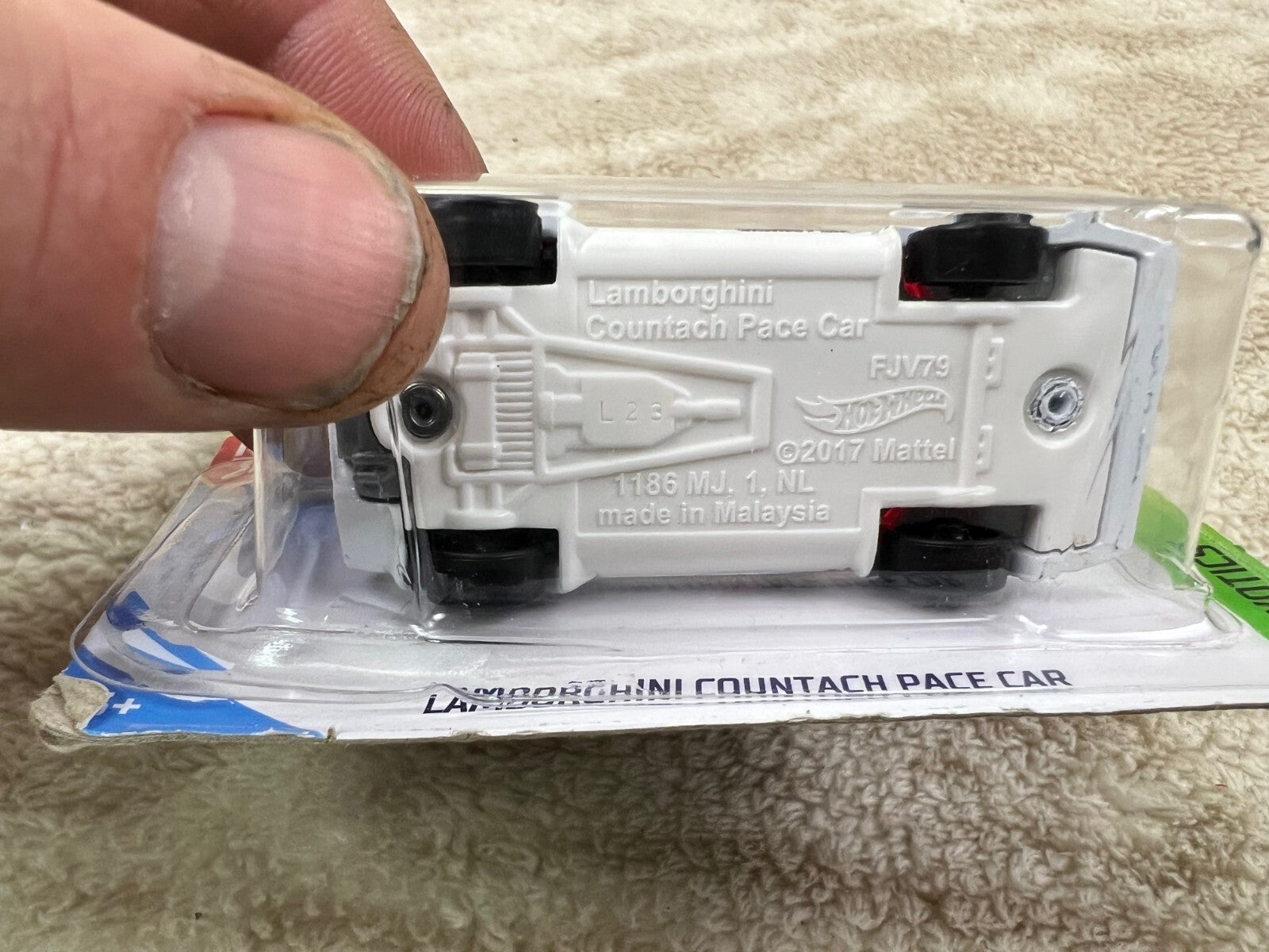 🇮🇹Hot Wheels HW Exotics Lamborghini Countach Pace Car White 217/365 HW19🇮🇹