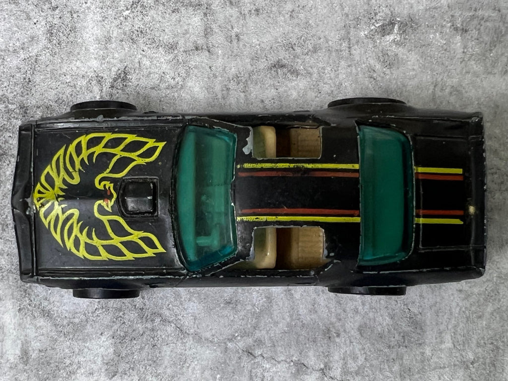 🔥🔥🔥Hot Wheels HOT BIRD Trans Am  Blue glass HONG KONG C1🔥🔥🔥