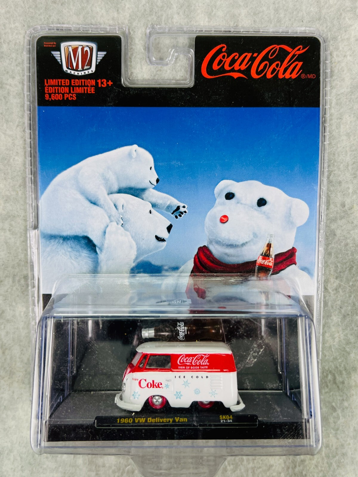 ❄️❄️❄️M2 Machines 1960 VW DELIVERY VAN SK04 Coca-Cola Polar Bears H33❄️❄️❄️