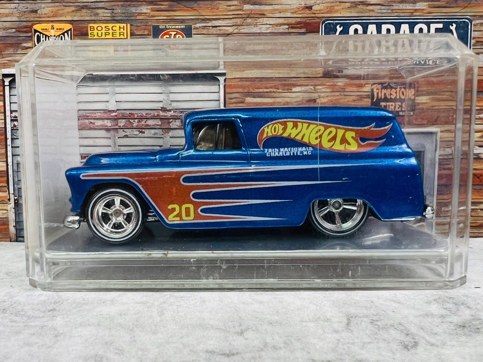 🔥Hot Wheels 20th Nationals Collectors Children’s Miracle Network 55 Chevy Panel