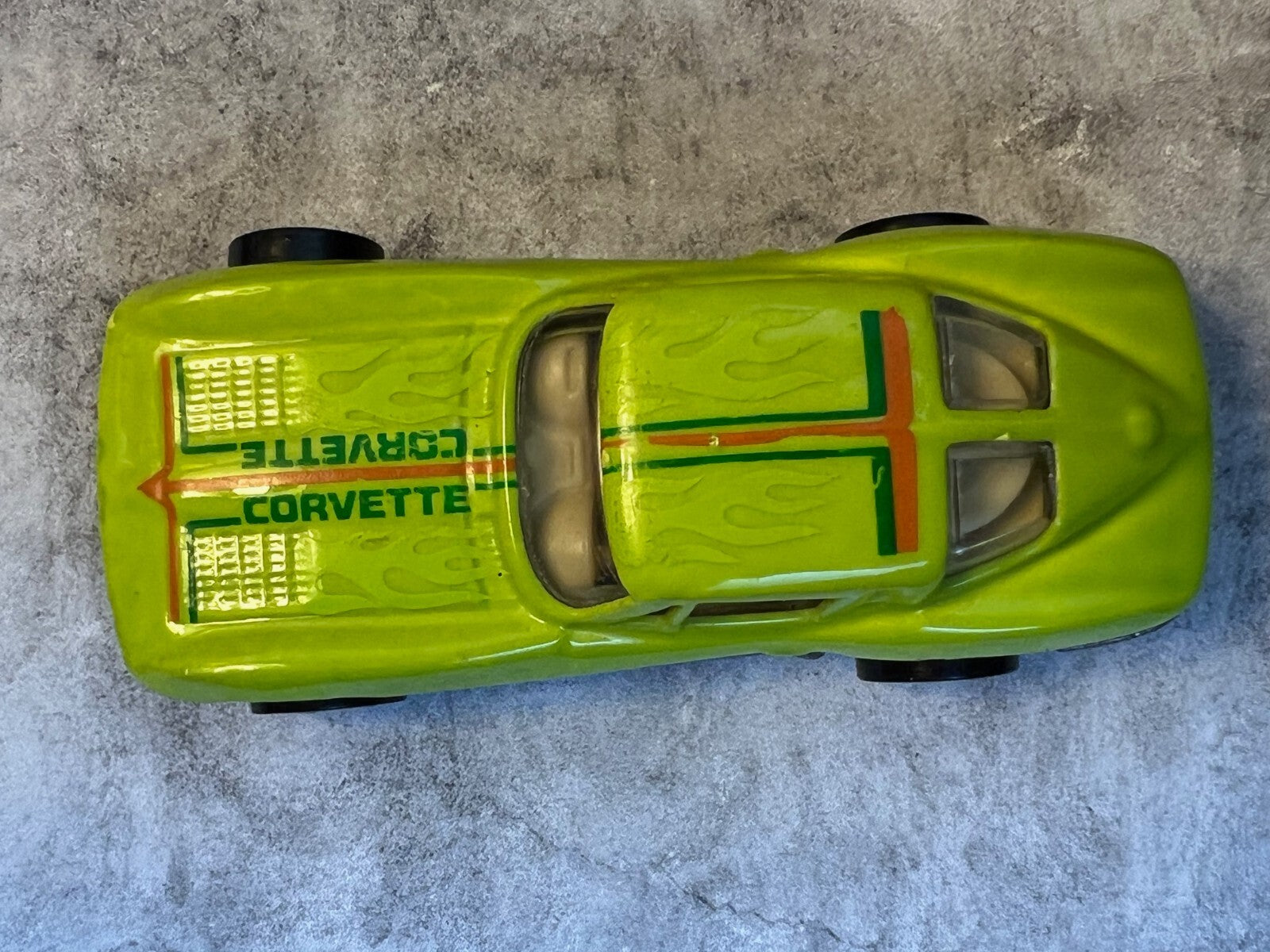 🇺🇸1979 Mattel Hot Wheels Yellow Green 1963 Split Window Corvette C6🇺🇸