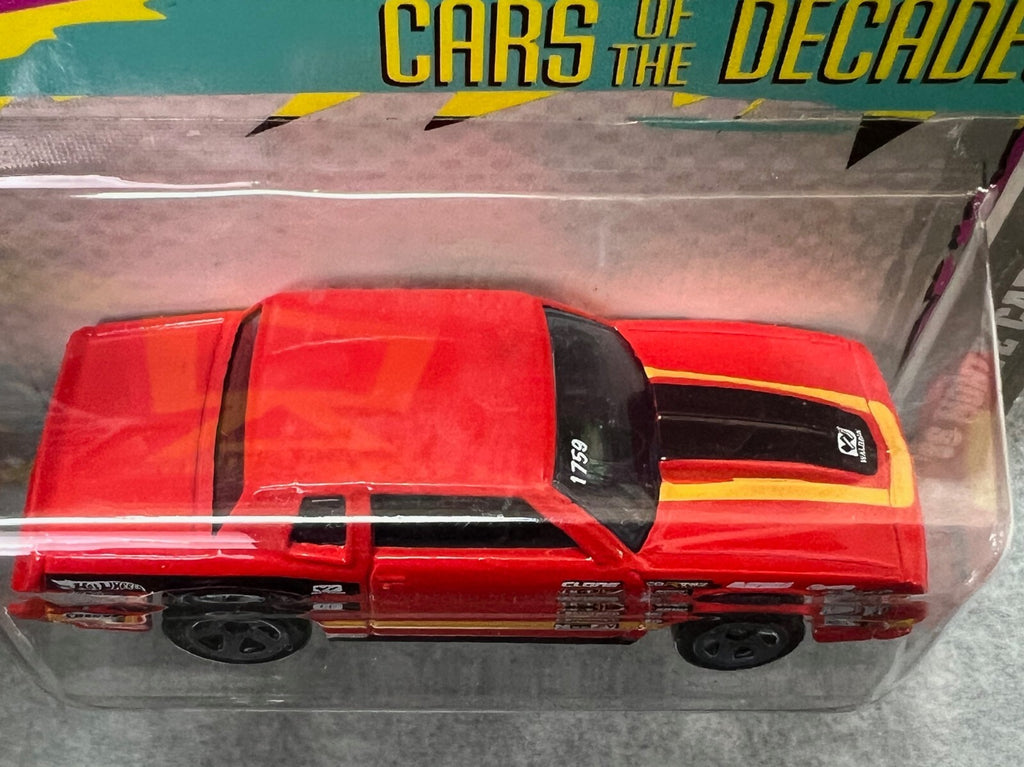 🇺🇸🇺🇸Hot Wheels Cars of the Decades '86 MONTE CARLO SS Red H23🇺🇸🇺🇸