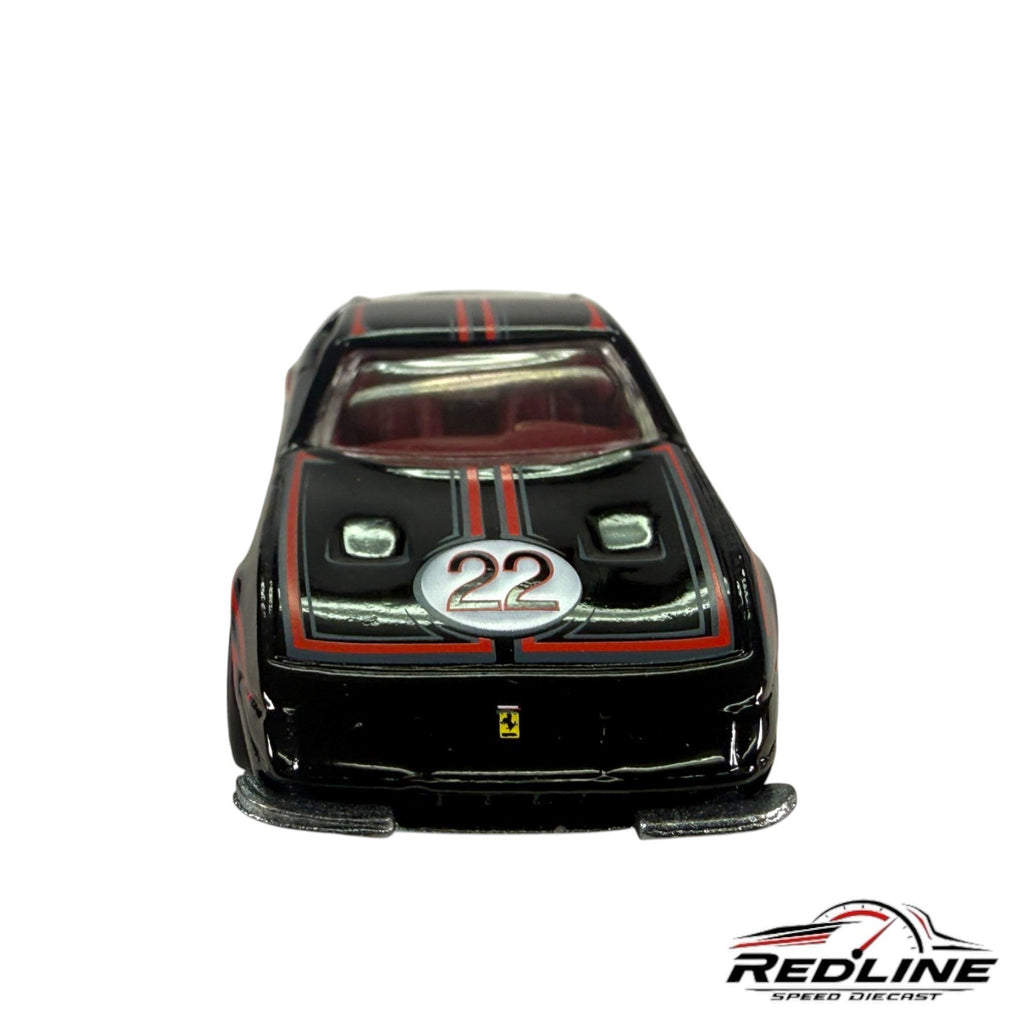 🇮🇹🇮🇹Hot Wheels Ferrari Racer 365 GTB4 Black #22  LOOSE C6🇮🇹🇮🇹
