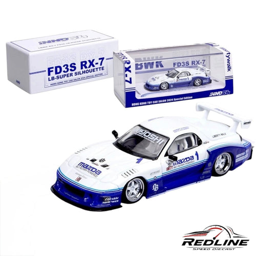 🎌INNO64 LBWK FD3S RX-7 LB-Super Silhouette White HK Toy Car Salon 2024 H3🎌