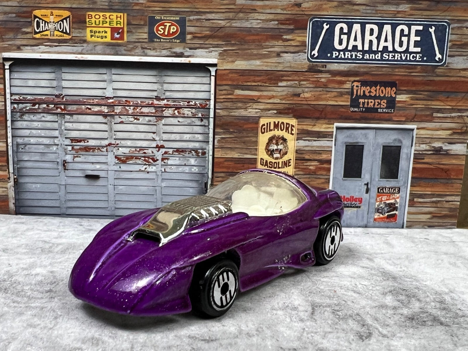 🔥🔥🔥Hot Wheels SILHOUETTE II Purple Chrome Base C17🔥🔥🔥