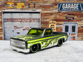 🔥🔥🔥Hot Wheels '83 Chevy Silverado Green New from 2024 HW Flames C5🔥🔥🔥