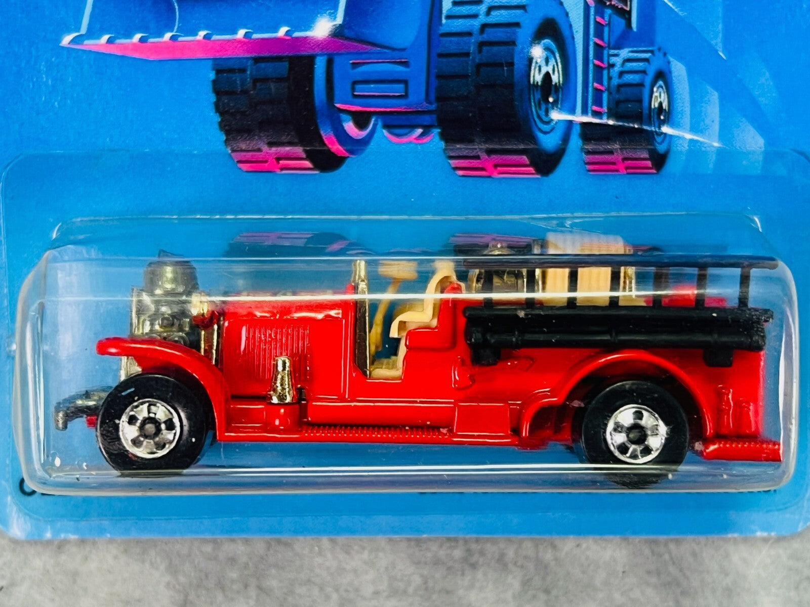 🔥🔥🔥 Hot Wheels Workhorses #1695 OLD NUMBER 5 Fire Engine Truck H11🔥🔥🔥