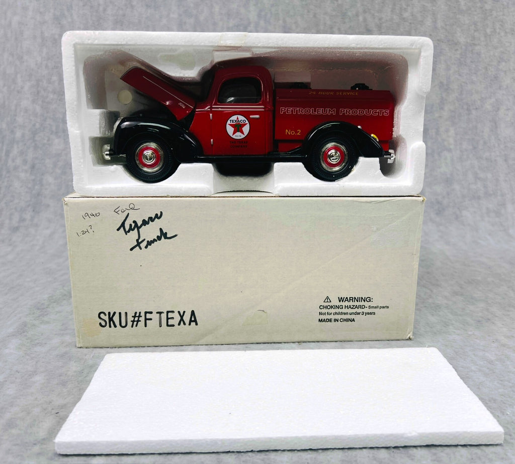 🔥Golden Wheel Die Cast 1940 Ford Texaco Gas Oil Tanker Truck,NEW IN BOX! MINT🔥