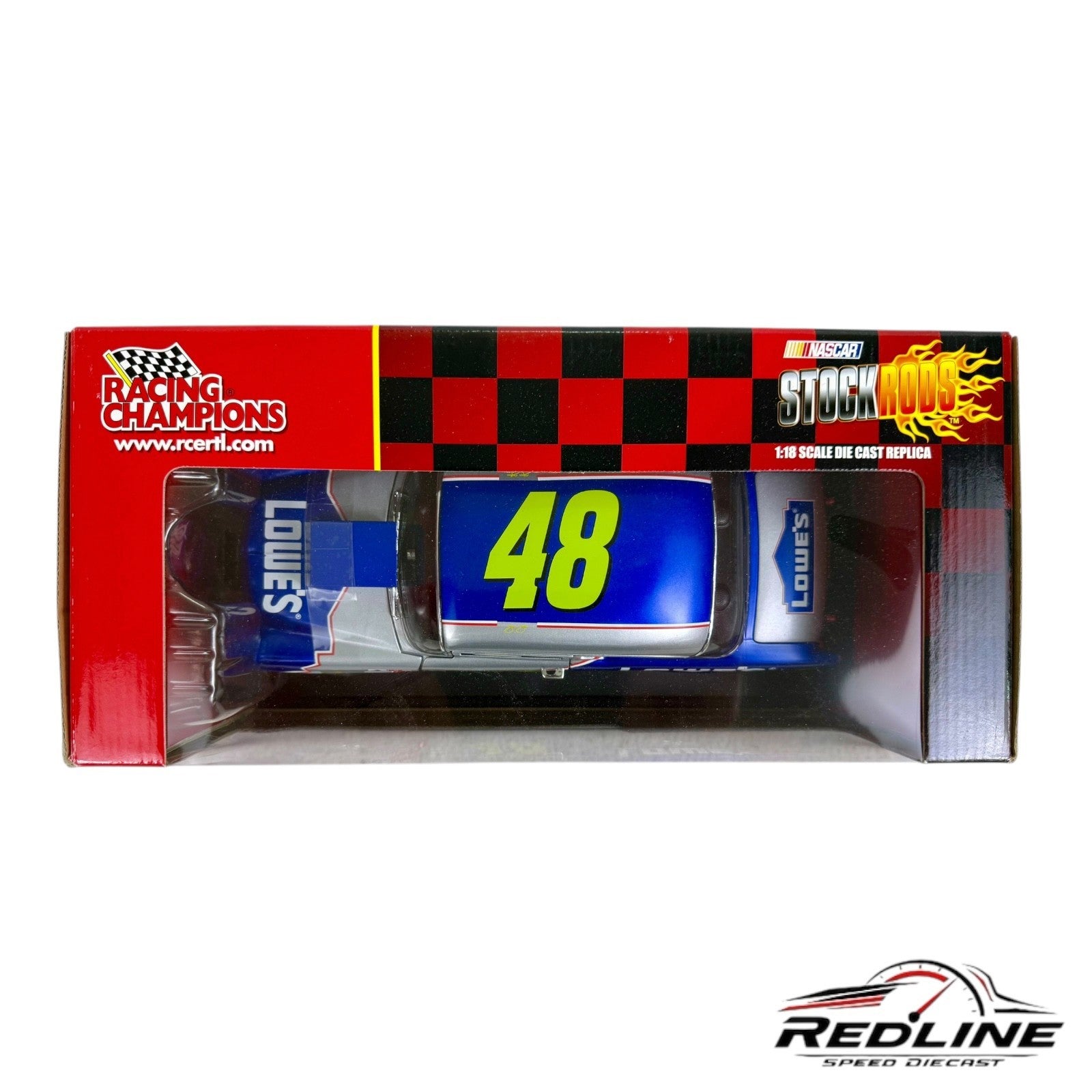 🏁Racing Chamions Jimmie Johnson Lowe's 1955 Chevy Stock Rods 1:18 C3🏁