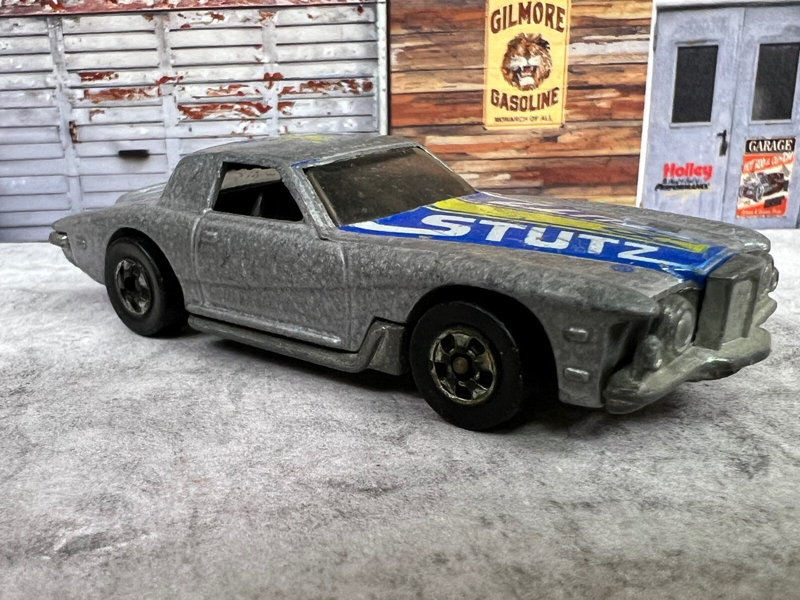 🔥🔥🔥Hot Wheels Stutz Blackhawk 1979 Gray Blackwall Made In Hong Kong C16🔥🔥🔥
