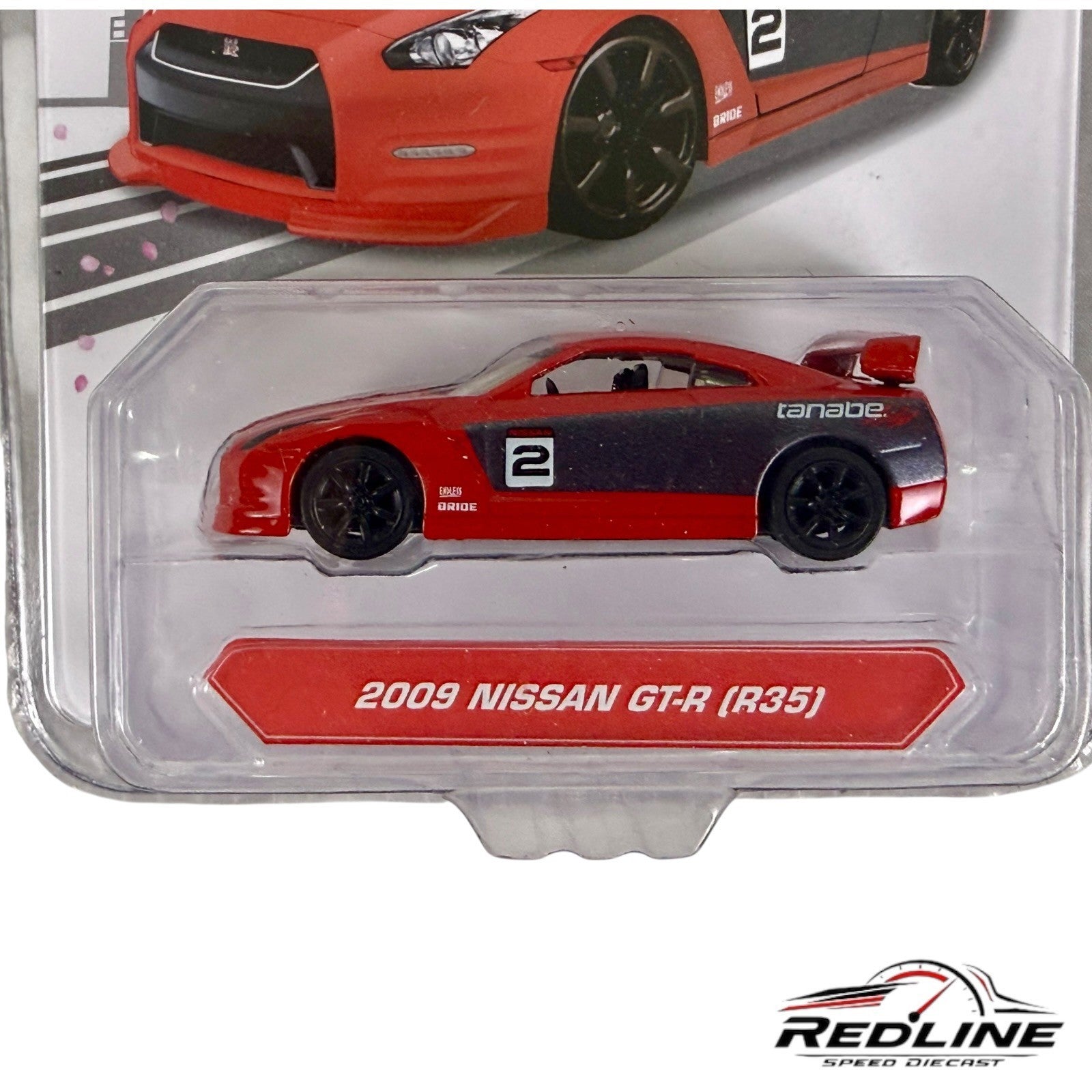 🎌🎌Jada Metals JDM Tuners2009 Nissan GT-R R35 Red 1:64 H26🎌🎌
