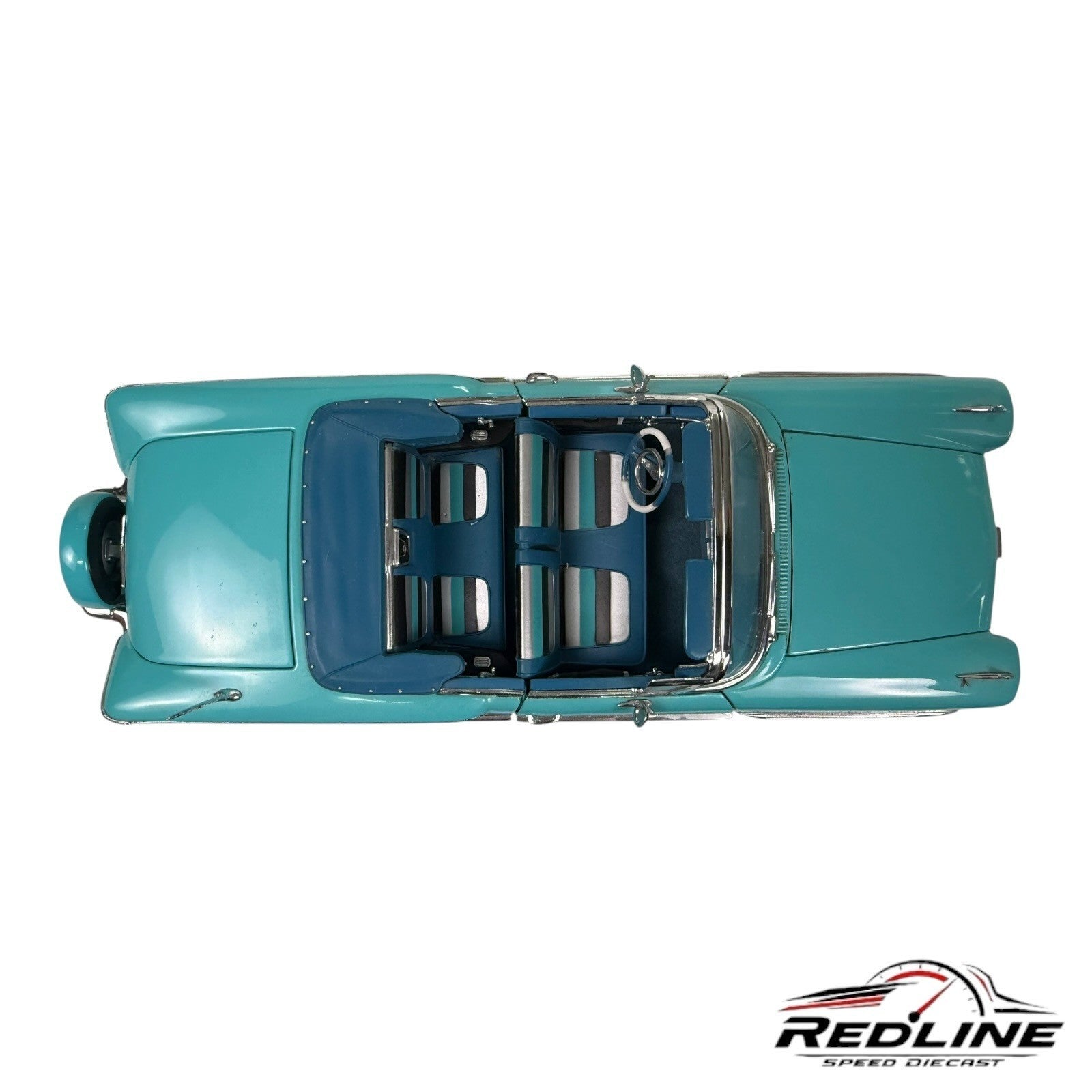 🇺🇸Danbury Mint 1958 CHEVROLET IMPALA Turquoise 1:24🇺🇸