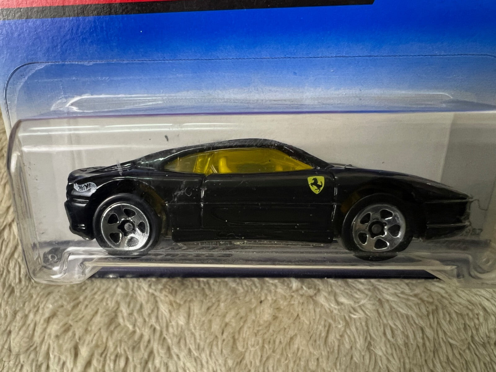 🇮🇹🇮🇹Hot Wheels Mainline/Collector #813 FERRARI 355 Black HW13🇮🇹🇮🇹