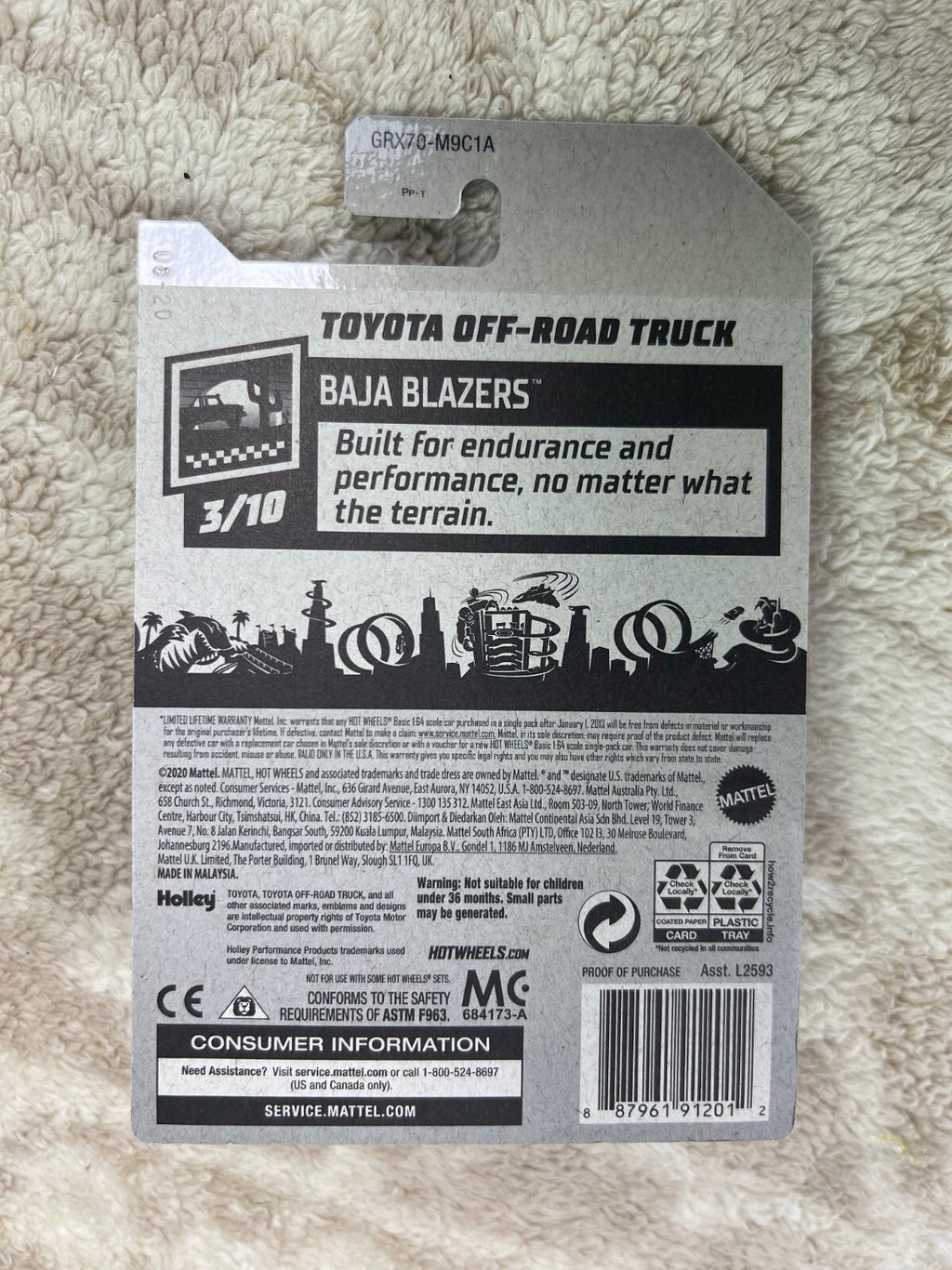🔥🔥🔥🔥Hot Wheels 2020 Baja Blazers Toyota Off-Road Truck Orange HW18🔥🔥🔥🔥