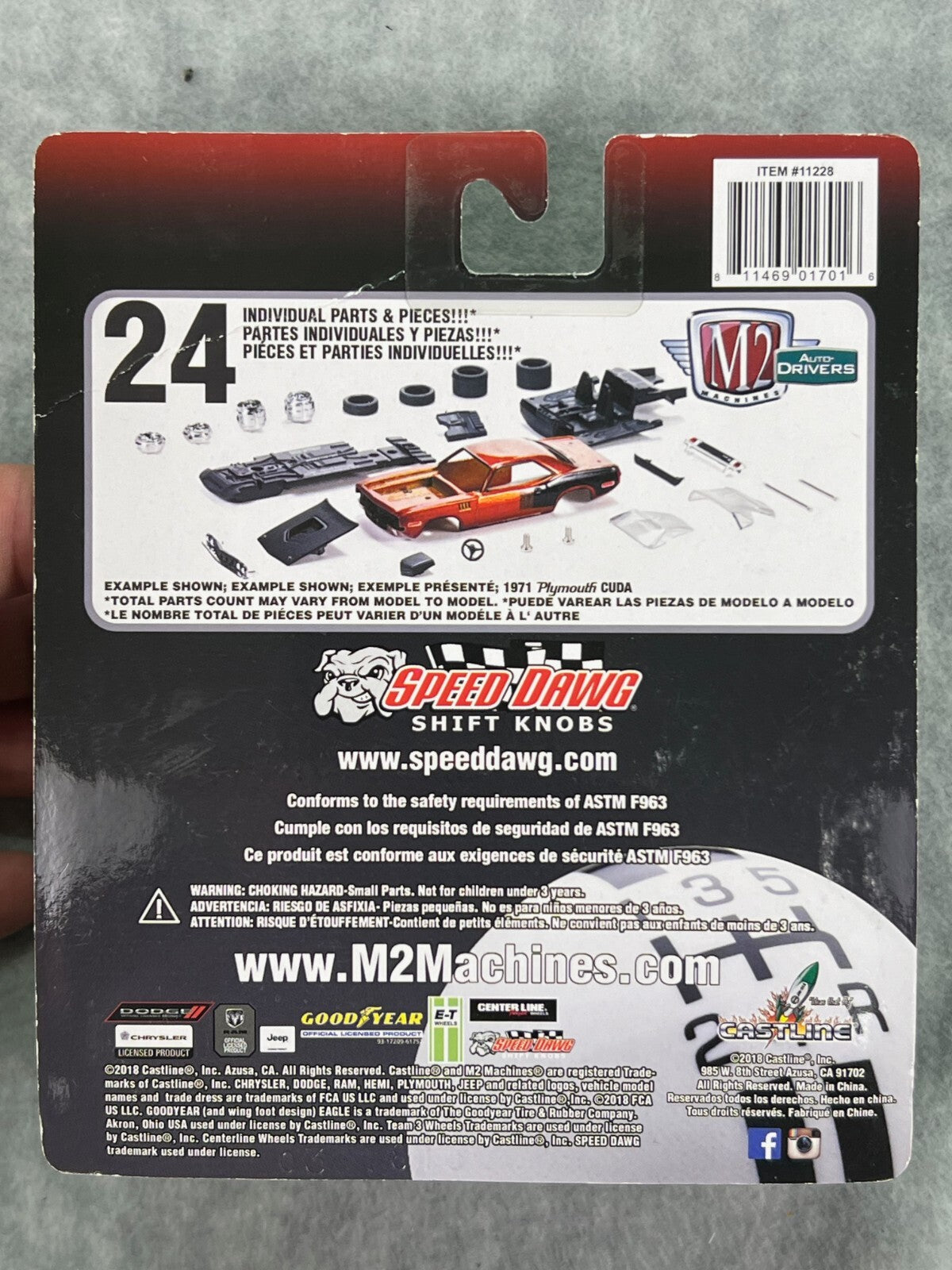 🔥🔥🔥M2 Machines Speed Dawg 1969 Plymouth Road Runner 440 R51 18-09 H23🔥🔥🔥
