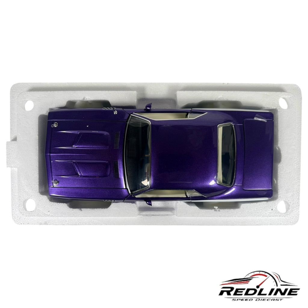 🦅🦅ACME 1971 Plymouth Barracuda 383 Purple White 1:18 C1`🦅🦅