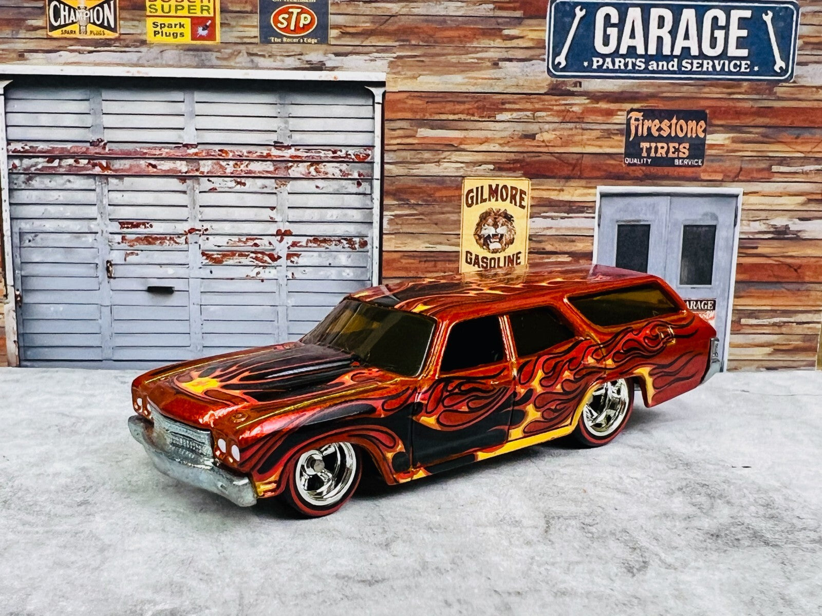 🔥🔥🔥Hot Wheels Wayne's Garage '70 Chevelle SS Wagon C20🔥🔥🔥