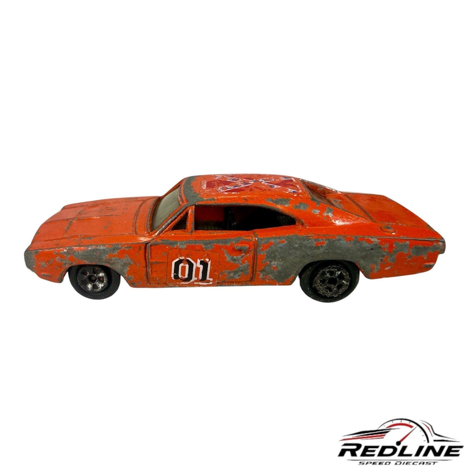 🔥Vtg 1981 ERTL Dukes of Hazzard General Lee Charger Hong Kong 1:64 C5🔥