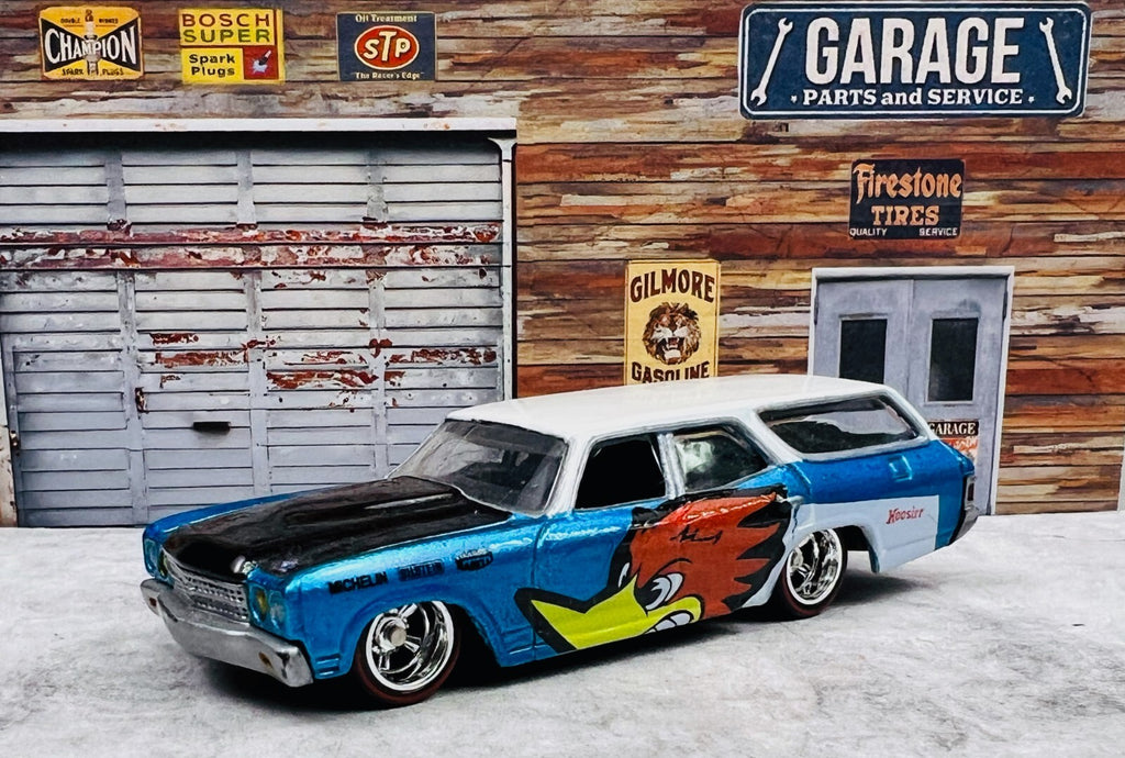 🇺🇸Hot Wheels Custom 70 Chevy Chevelle SS Wagon Custom Real Riders C6🇺🇸