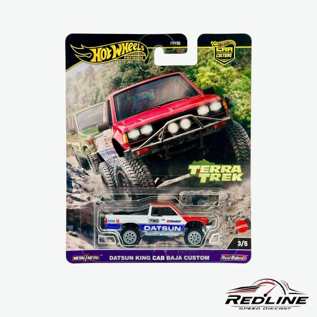🎌Hot Wheels Premium Car Culture Terra Trek Datsun King Cab Baja Custom H17🎌