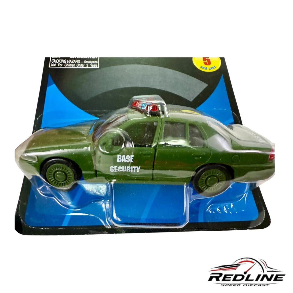 Kid Connection 25119-1601 Die-Cast Pull Back Action Base Security Military Car