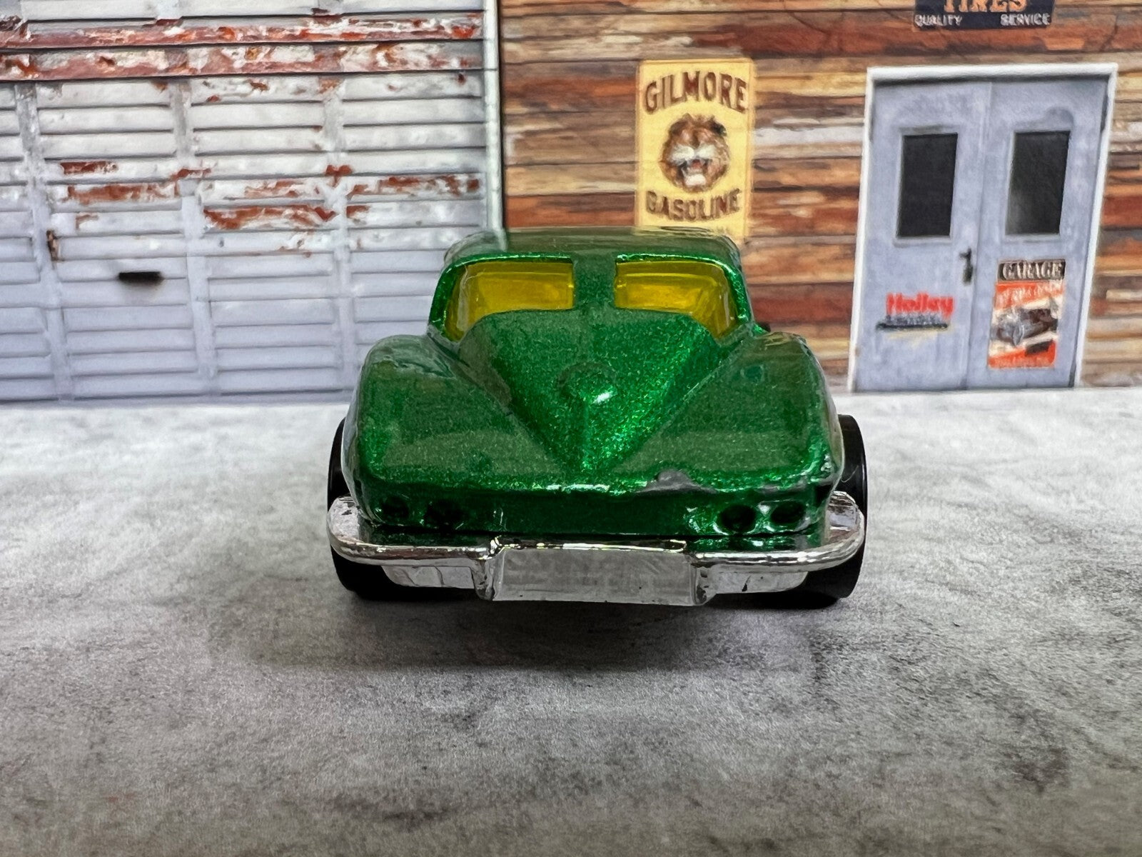 🇺🇸Hot Wheels Corvette Stingray Split-Window 1979 Mattel Green Funky Speed C10