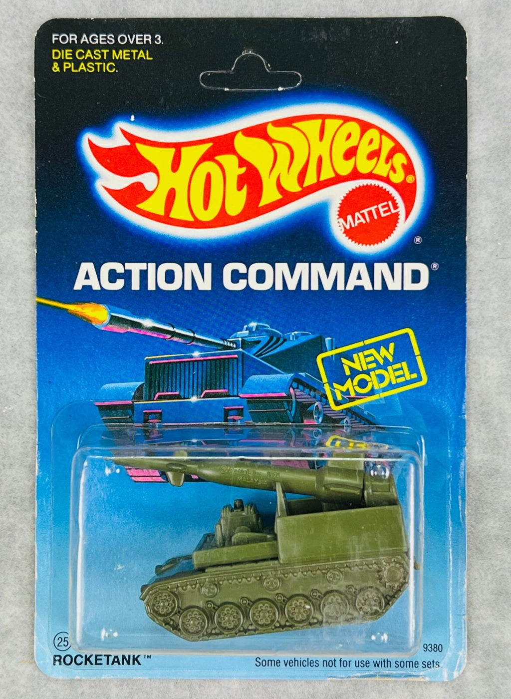 🔥🔥🔥Hot Wheels Action Command Rocket Tank Green H11🔥🔥🔥