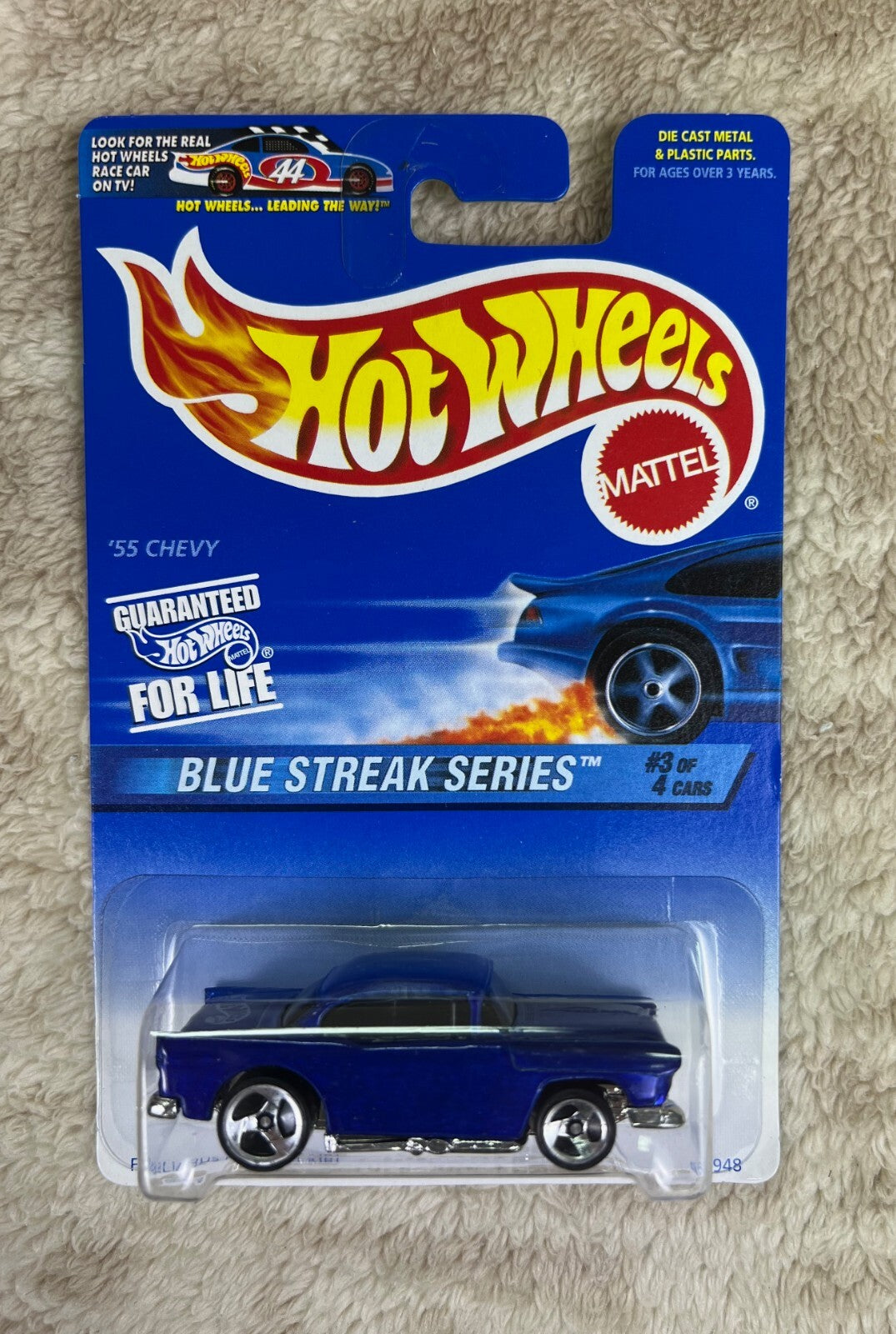 🇺🇸🔥🔥 Hot Wheels Blue Streak Series 3/4 1955 Chevrolet '55 Chevy HW18🔥🔥🇺🇸