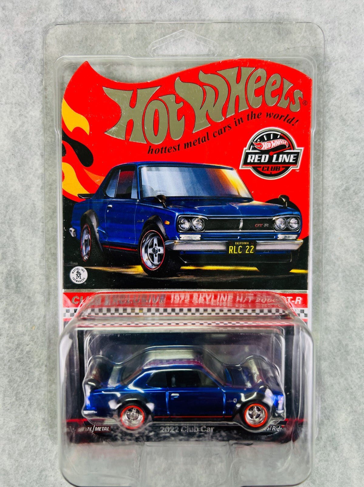 🎌🎌Hot Wheels 1972 Skyline H/T 2000GT-R RLC Exclusive Red Line Club Car H29🎌🎌