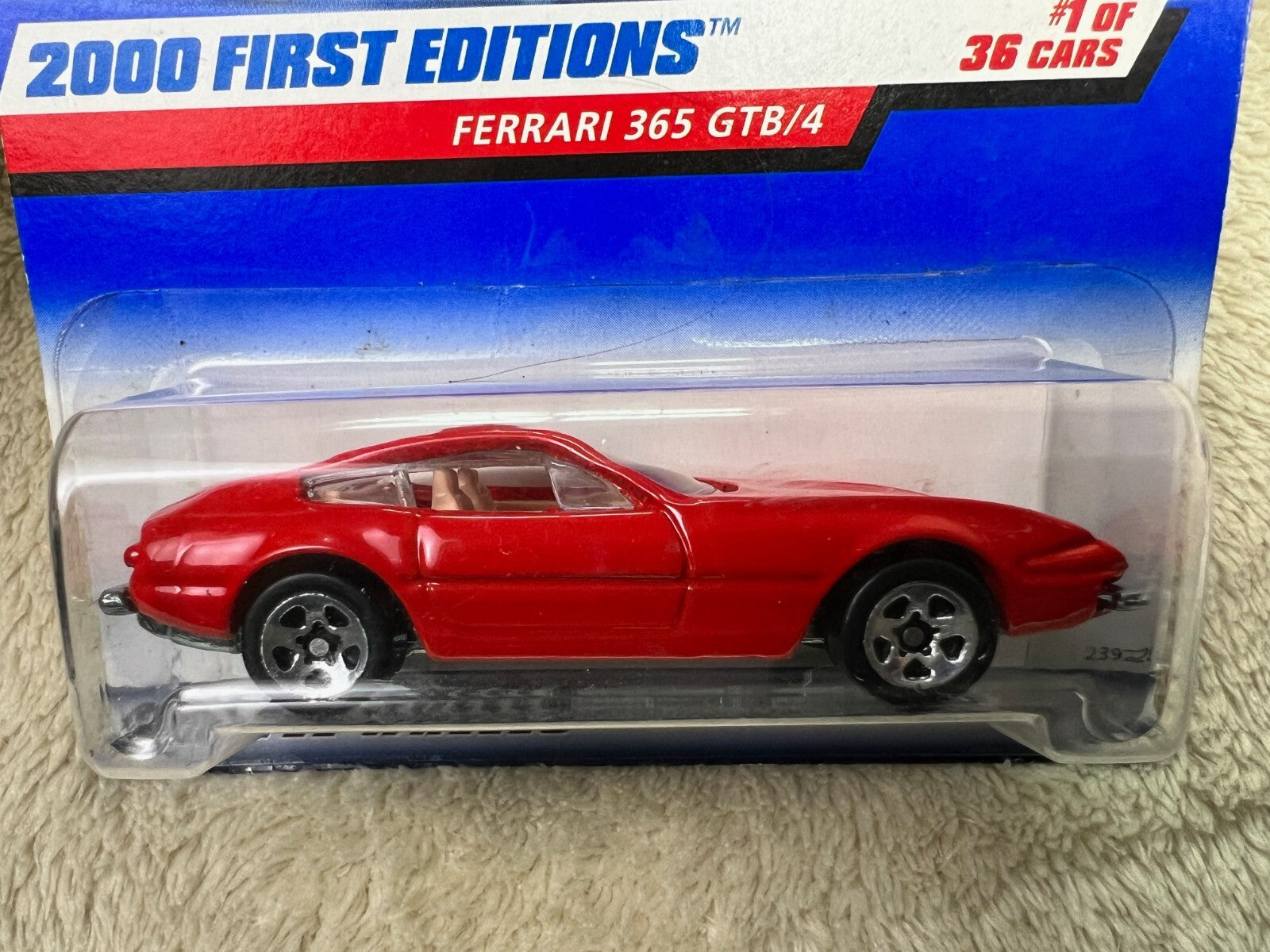 🇮🇹🇮🇹🇮🇹HOT WHEELS Ferrari 365 GTB/4 Red First Editions C12🇮🇹🇮🇹🇮🇹