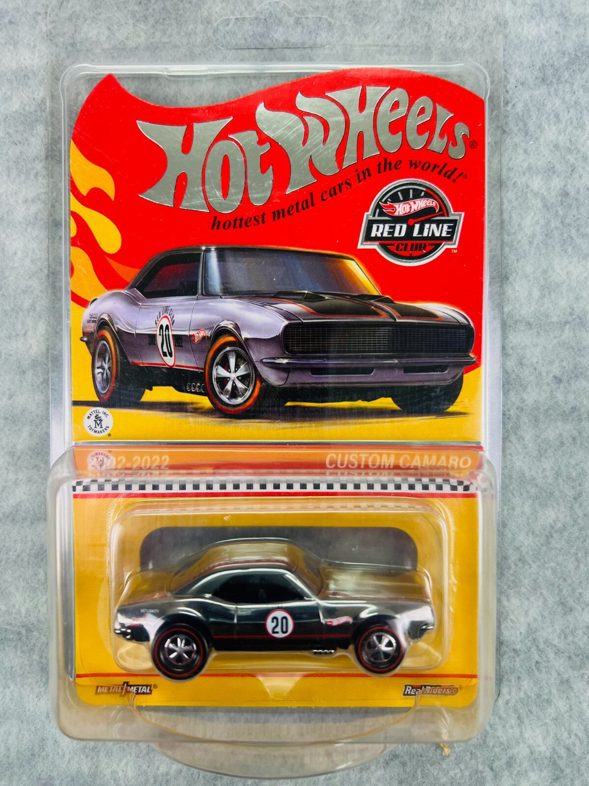 🇺🇸Hot Wheels RLC 2002-2022 20th Anniversary Custom Camaro H34🇺🇸