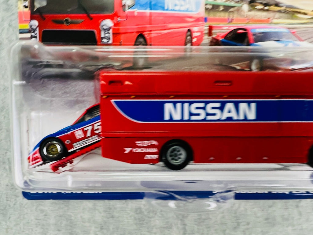 🎌🎌Hot Wheels 2024 Team Transport Euro Hauler '94 Nissan 300 ZX GTS🎌🎌