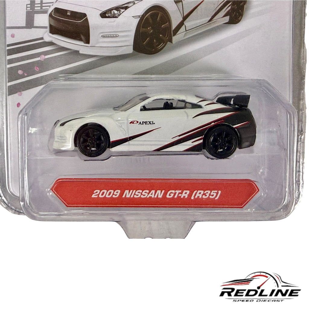 🎌🎌JADA METALS DIE CAST JDM TUNERS 2009 NISSAN GT-R (R35) 1/64 WHITE HW26🎌🎌