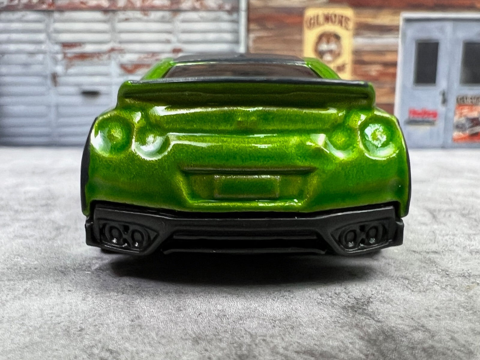 🎌🎌Hot Wheels Speed Blur '17 Nissan Skyline GT-R R35 Green C18🎌🎌