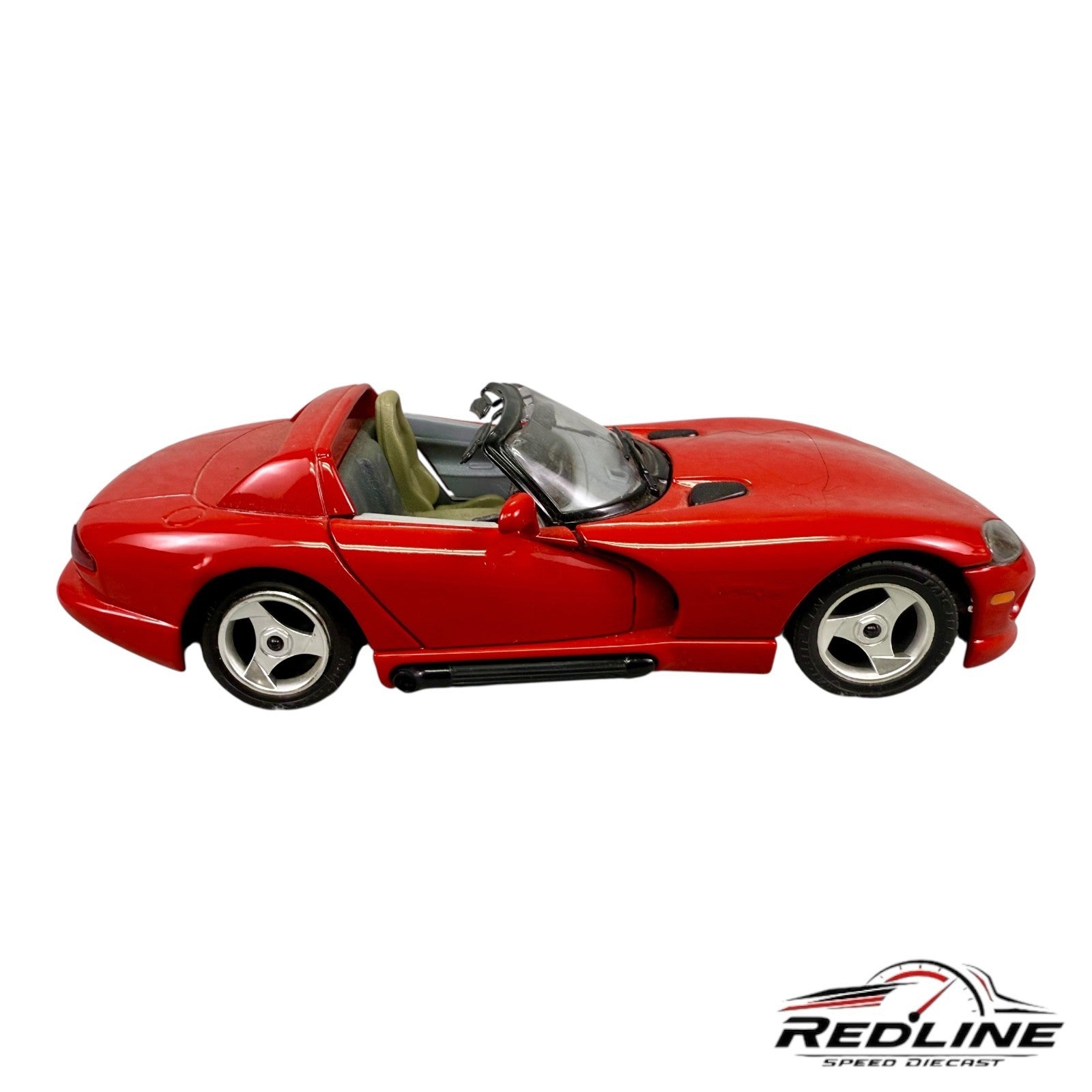 🇺🇸🇺🇸Burago 1:24 Diecast Dodge Viper RT/10. 1992 Red🇺🇸🇺🇸