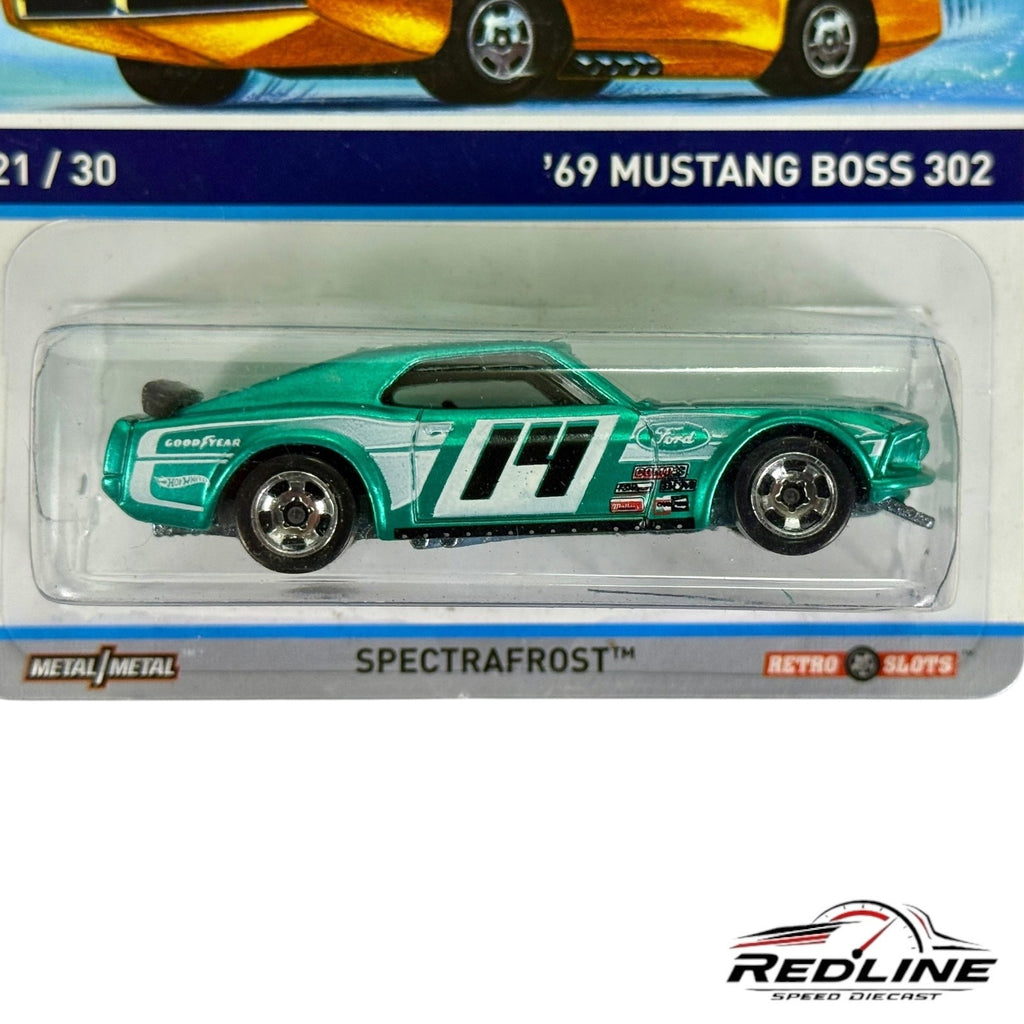 🇺🇸Hot Wheels Spectrafrost Cool Classics '69 Mustang Boss 302 H13🇺🇸
