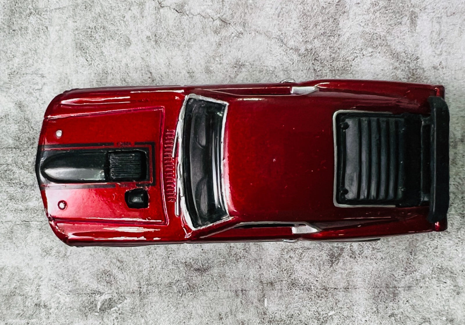 🇺🇸🇺🇸Hot Wheels 2007 Holiday Rods Ford Mustang Mach 1 Red LOOSE C23🇺🇸🇺🇸