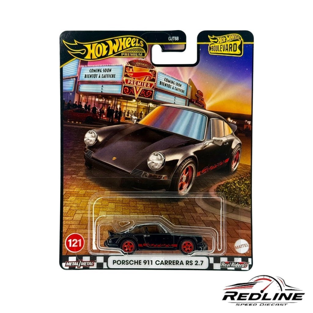 🇩🇪Mattel Hot Wheels Premium Boulevard Series Porsche 911 RS 2.7 BLACK H17🇩🇪
