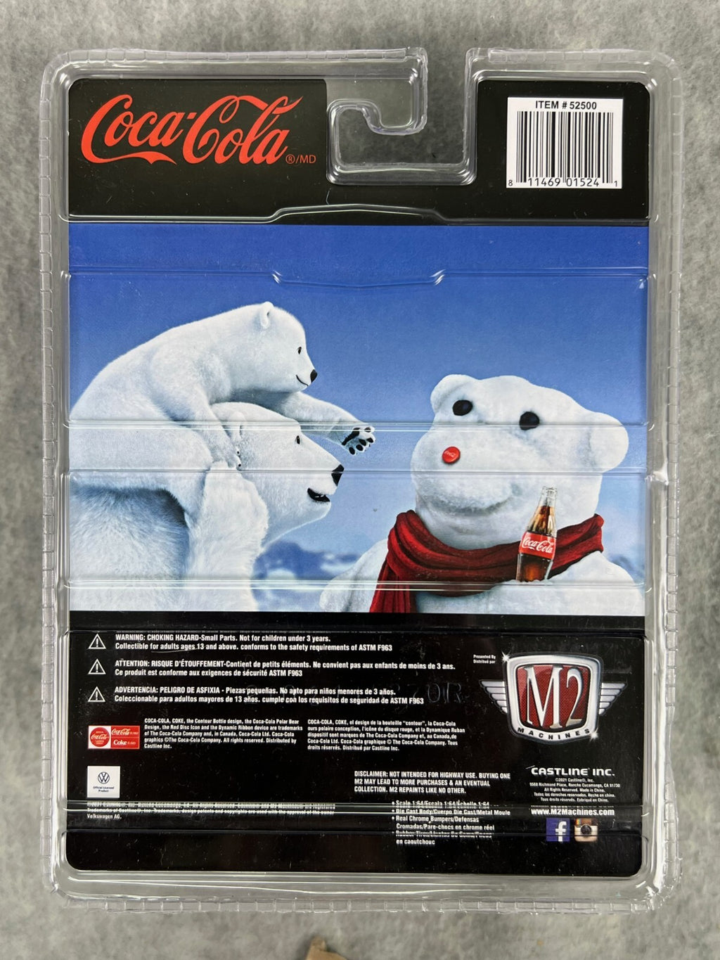 ❄️❄️❄️M2 Machines 1960 VW DELIVERY VAN SK04 Coca-Cola Polar Bears H33❄️❄️❄️