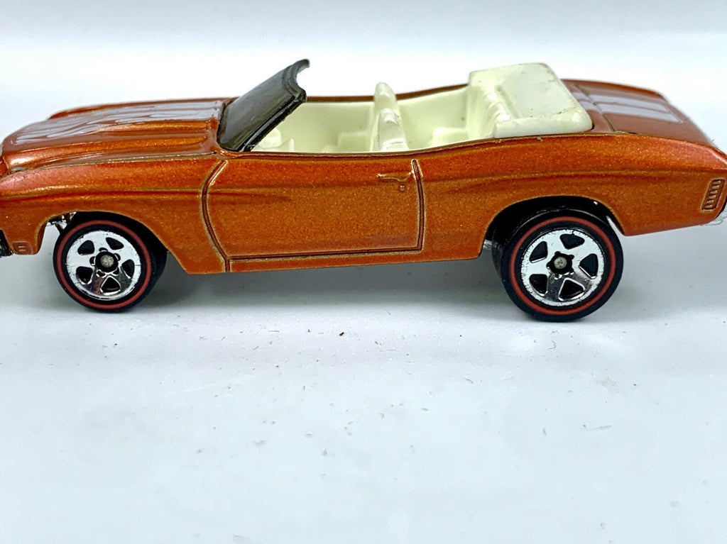 🔥Hot Wheels Redline 1970 Chevelle SS Orange Convertible 1:64 Diecast 1998 🔥