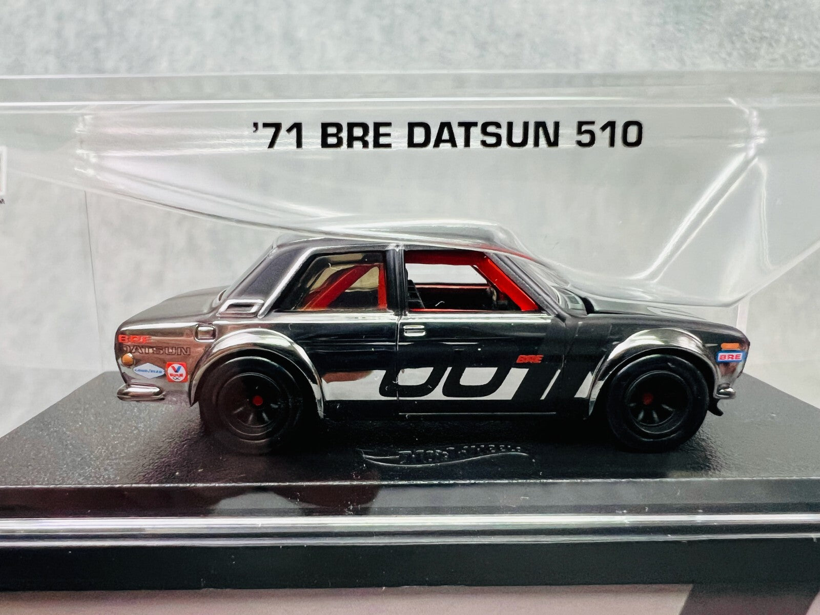 🎌🎌🎌Hot Wheels Red Line Club '71 BRE Datsun 510 Shadow Chrome H35🎌🎌🎌